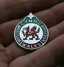Wrexham Wales Enamel Pin Badge