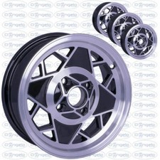 Thousand Miles Model Alloy Wheels Black Diamond Finish Attachment 4x98