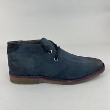 Superdry Blue Nubuck Leather