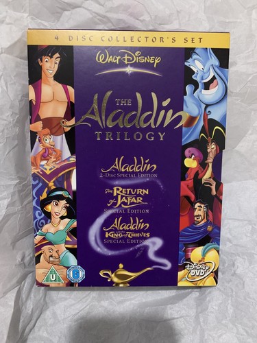Disney aladdin trilogy dvd box - aladdin,