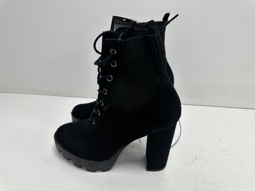 Primark ladies black suede - primark,