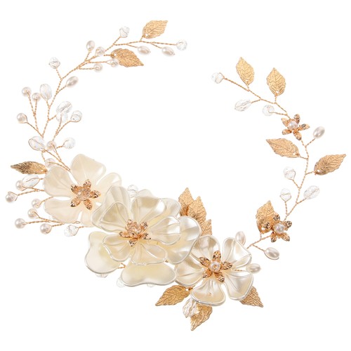 Crystal headband bride - crystal,