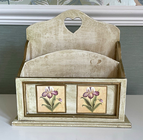 Vintage wooden letter - letter, rack