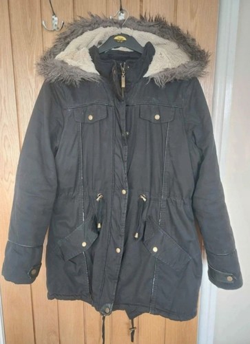 Bohoo parka coat - coat, size