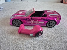 Barbie Remote Controlled RC Convertible Dream Car Pink 
