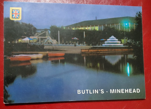 Butlins minehead postcard - minehead,