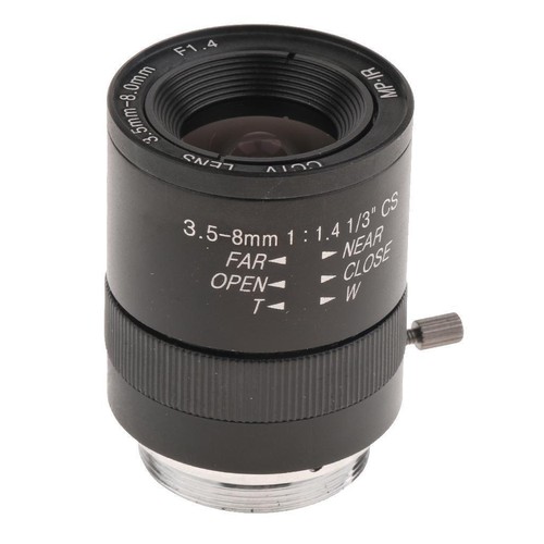 Manual iris 8mm c mount - 3.5-8mm,