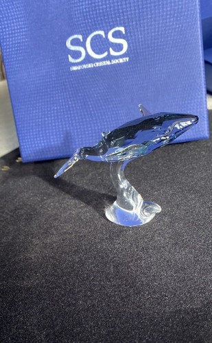 Swarovski crystal young whale - crystal,