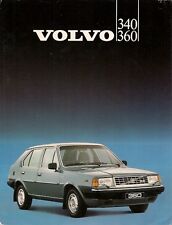 Volvo 300-Series 1982-83 UK Market Foldout Sales Brochure 340 360 DL GL GLS GLT