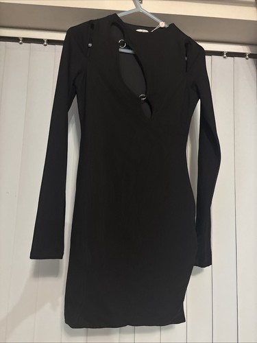 Polly black dress - , long