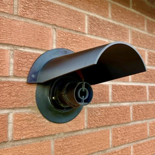Boiler flue rain - rain, cover