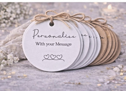 Custom personalised round - personalised,