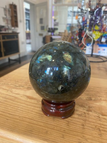 Labradorite sphere stand - sphere,,