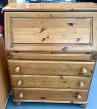 Pine Writing Bureau/Cabinet