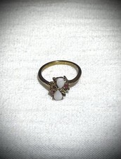 Vintage Opal Ruby Yellow Gold