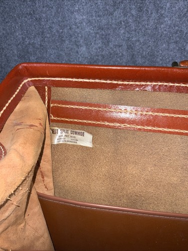 1950s leather briefcase - briefcase,