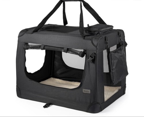 Fabric pet carrier portable - fabric,