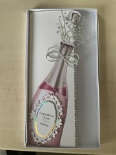 Handmade Luxury Personalised Silver Wedding Anniversary Card Boxed