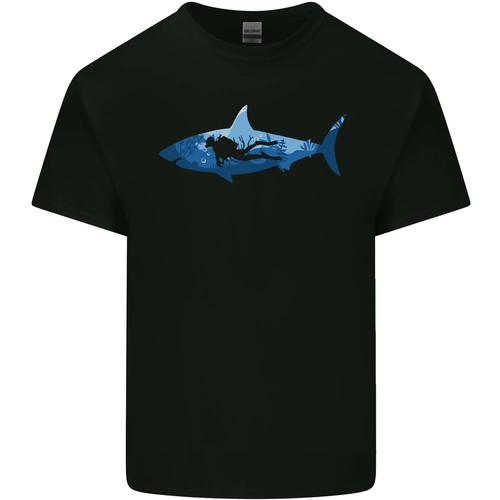 Great white shark - great, diver