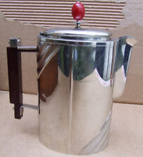 Stylish Art Deco Chrome / Bakelite Coffee Pot.  WMF(?)