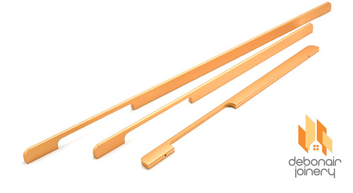 Cabinet handle black gold - cabinet,