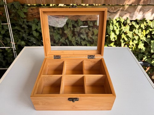 Silvercrest bamboo tea box - silvercrest,