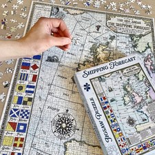 Colour Shipping Forecast Map Jigsaw Puzzle - 1000 pieces