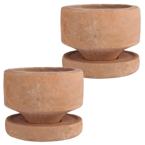 Set rustic terracotta - set, 4.3''