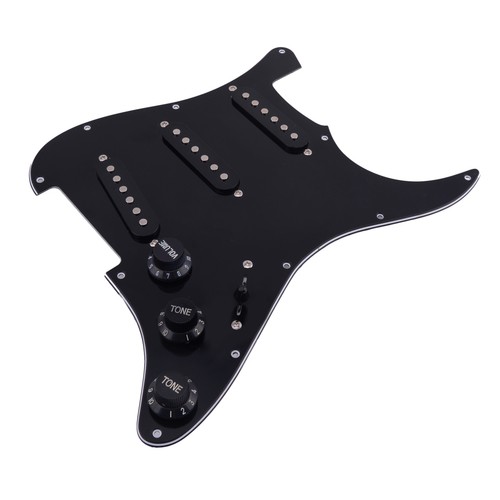 Black guitar loaded - loaded, pickups