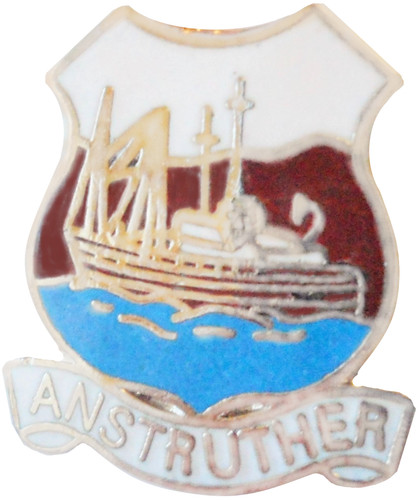 Anstruther town small pin - anstruther,