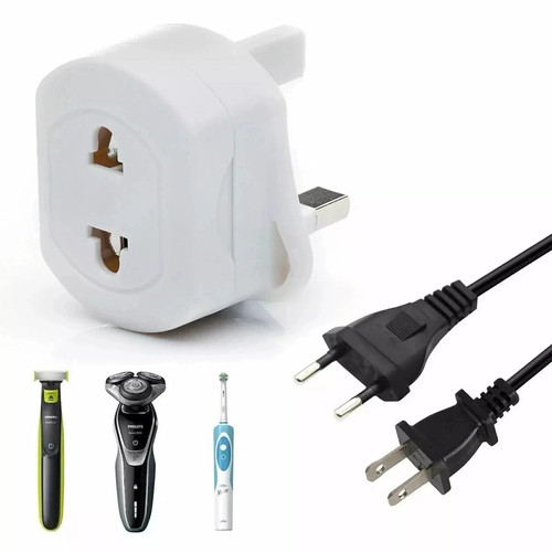 Shaver plug adaptor - adaptor, shaving