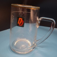 VINTAGE DOUBLE DIAMOND DRAUGHT HALF PINT GLASS - HOME BAR PUB DD