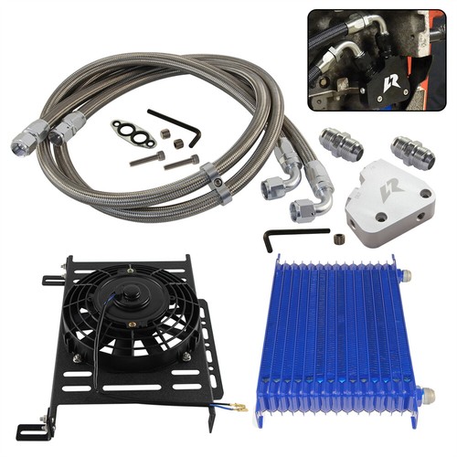 Row oil cooler - 15, w/bracket