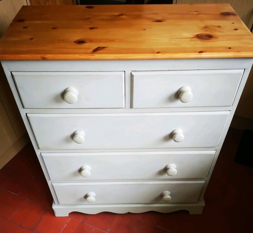Lightly distressed solid pine - lightly,