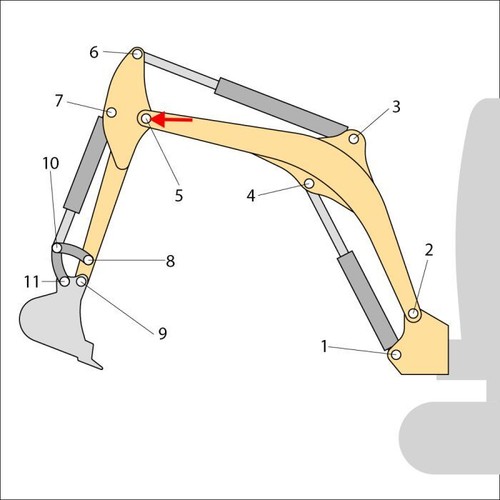 Pin for jcb 8015 - pin,