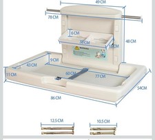 Wall mounted baby changing - wall,