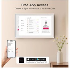 15.6 Inch Digital Smart Calendar Chore Chart 1080P FHD Interactive Touchscreen W