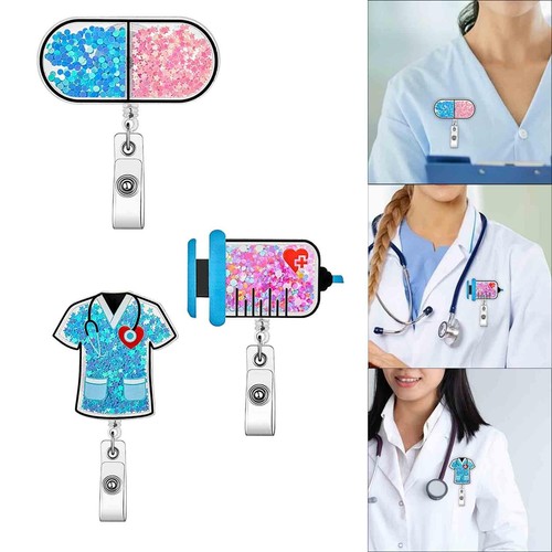 Pieces nurse badge reel - pieces,