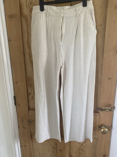 Linen trouser beige 12 - -,