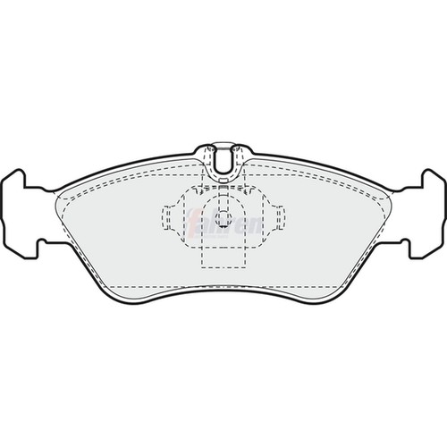 Brake pads set for mercedes - for,