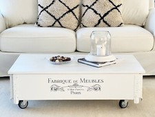 Coffee Table White Chest