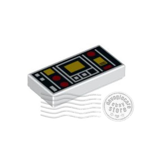 Lego 3069pb0785 decorated - 1x,