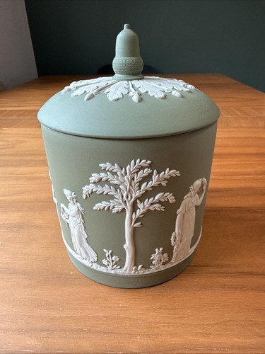 Wedgwood jasperware green - jasperware,