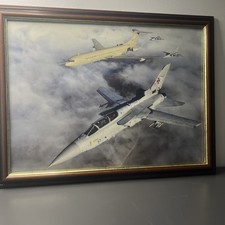 Vickers VC10 K-series tanker aircraft refueling F. fighter jets, (RAF).23x30inch