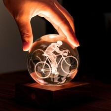 Crystal LED Desk Lamp Weighted