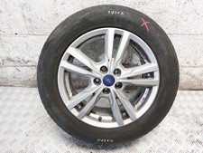 FORD S-MAX MK2 CD539 17" INCH ALLOY WHEEL WITH DAMAGED TYRE 2016 7.5J ET55