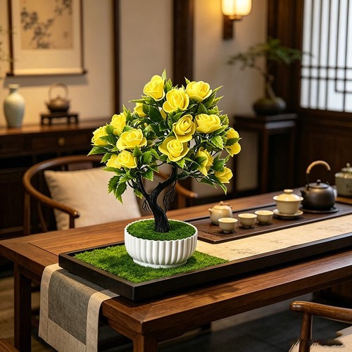 Artificial rose tree with - artificial,