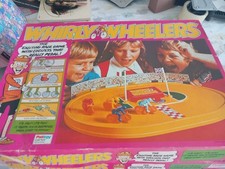 Vintage Whirly Wheelers Cycling Game Magnetic 1970's Tomy Boxed