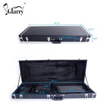 Lockable Hard Case Square Hardshell Case Fits For GST GTL 170 SG Electric Guitar