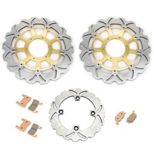 Front Rear Brake Discs Pads